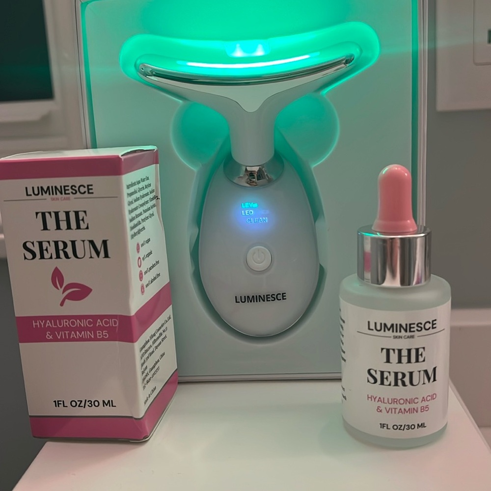 Luminesce Glow facial sculptor and serum